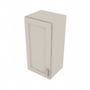 Shaker Sand Single Door Wall Cabinet - 15" W x 30" H 15" W