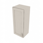 Shaker Sand Single Door Wall Cabinet - 15" W x 36" H x 12" D 15" W