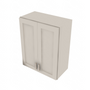 Shaker Sand Double Door Wall Cabinet - 24" W x 30" H x 12" D 24" W