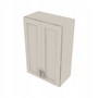 Shaker Sand Double Door Wall Cabinet - 24" W x 36" H x 12" D 24" W