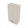 Shaker Sand Double Door Wall Cabinet - 24" W x 42" H x 12" D 24" W
