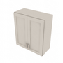 Shaker Sand Double Door Wall Cabinet - 27" W x 30" H x 12" D 27" W