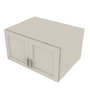 Shaker Sand Deep Wall Cabinet - 33" W x 18" H x 24" D 33" W