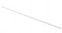 Shaker Designer White Batten Molding - 96" W x 0.747" H x 0.24" D 96" W