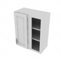 Shaker Designer White Blind Wall Cabinet - 24" W x 30" H x 12" D 24" W