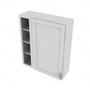Shaker Designer White Blind Wall Cabinet - 36" W x 42" H x 12" D 36" W