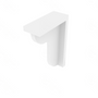 Shaker Designer White Medium Corbel - 3" W x 10.5" H x 7.5" D 3" W