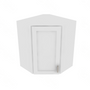Shaker Designer White Corner Wall Cabinet - 24" W x 30" H x 12" D 24" W