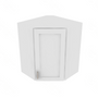 Shaker Designer White Corner Wall Cabinet - 24" W x 30" H x 12" D 24" W