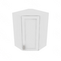 Shaker Designer White Corner Wall Cabinet - 24" W x 36" H x 12" D 24" W
