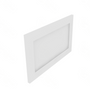 Shaker Designer White Decorative Cabinet End Panel - 22.5" W x 13.75" H x 0.75" D 22.5" W