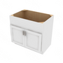 Shaker Designer White 36" Farm House Sink Base - 36" W x 34.5" H x 24" D 36" W