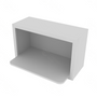 Shaker Designer White Microwave Wall Cabinet - 30" W x 18" H x 12" D 30" W