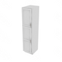 Shaker Designer White Single Door Pantry - 18" W x 84" H x 24" D 18" W