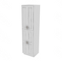 Shaker Designer White Double Door Pantry - 24" W x 96" H x 24" D 24" W