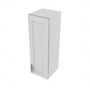 Shaker Designer White Single Door Wall Cabinet - 12" W x 36" H x 12" D 12" W