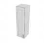 Shaker Designer White Double Door Wall Cabinet - 12" W x 42" H x 12" D 12" W