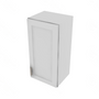 Shaker Designer White Single Door Wall Cabinet - 15" W x 30" H x 12" D 15" W