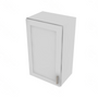 Shaker Designer White Single Door Wall Cabinet - 18" W x 30" H x 12" D 18" W