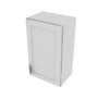 Shaker Designer White Single Door Wall Cabinet - 18" W x 30" H x 12" D 18" W
