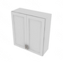 Shaker Designer White Double Door Wall Cabinet - 33" W x 36" H x 12" D 33" W