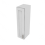 Shaker Designer White Single Door Wall Cabinet - 9" W x 36" H x 12" D 9" W
