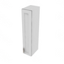 Shaker Designer White Double Door Wall Cabinet - 9" W x 42" H x 12" D 9" W