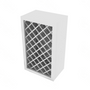 Shaker Designer White Wine Rack - 30" W x 18" H x 12" D 30" W