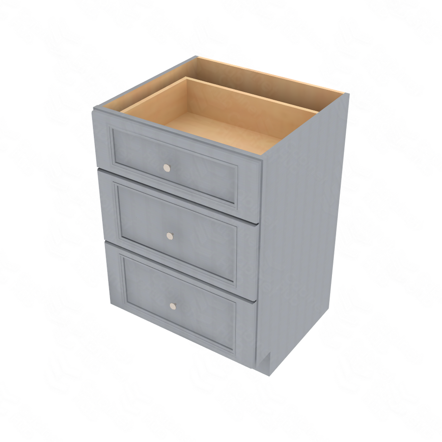 Brooklyn Modern Grey Vanity Drawer Base - 24" W x 34.5" H x 21" D 24" W