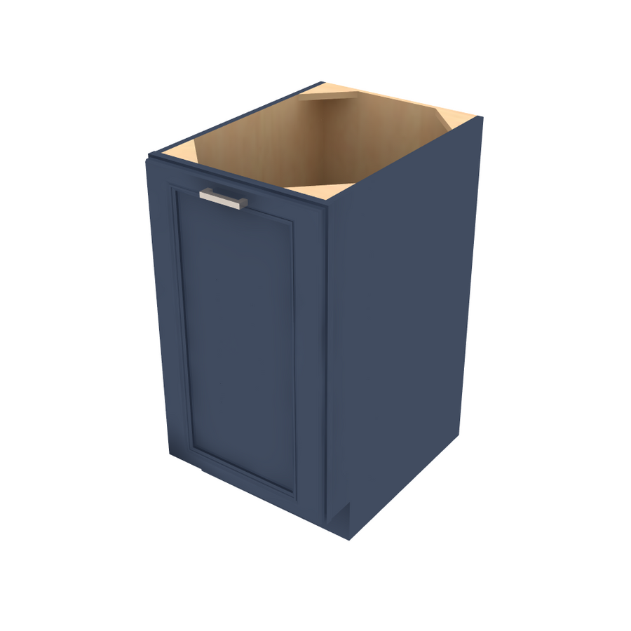 BM Trash Can Base w/ Full Ht Door -18" W w/ 1 Can Default Title