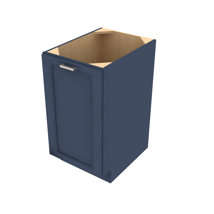 BM Trash Can Base w/ Full Ht Door -18" W w/ 2 Cans Default Title