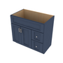 Brooklyn Midnight Vanity Sink Base Right Drawer Stacking Cabinet - 36" W Default Title