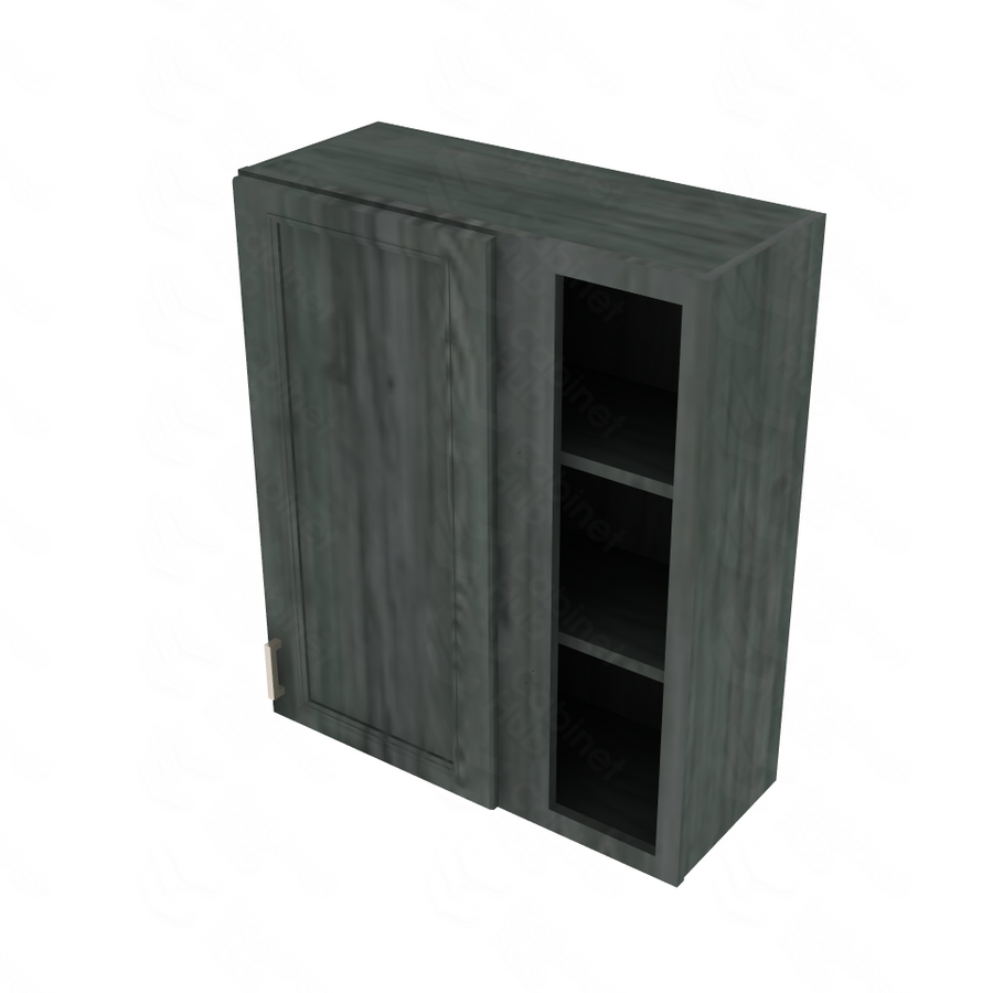 Brooklyn Slate Blind Wall Cabinet - 30" W x 36" H x 12" D 30" W