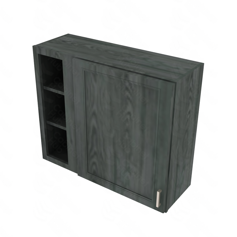 Brooklyn Slate Blind Wall Cabinet - 36" W x 30" H x 12" D 36" W