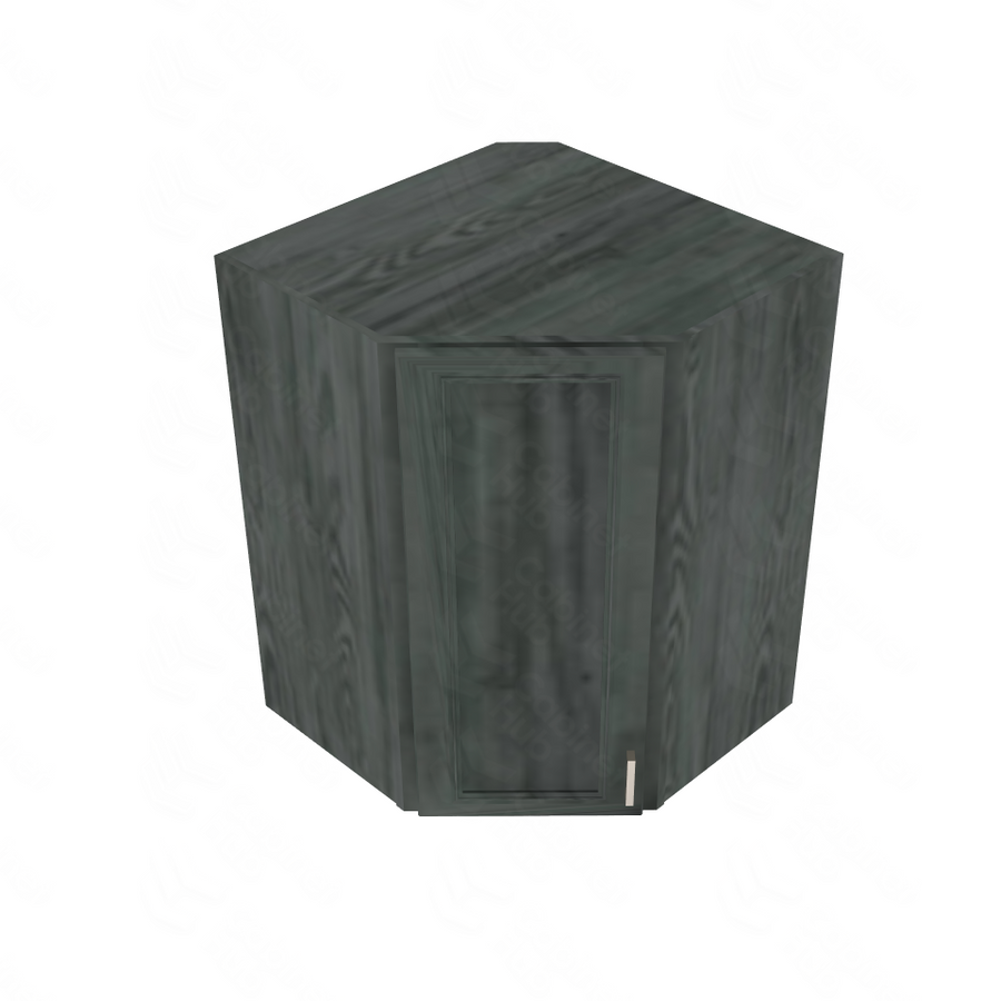 Brooklyn Slate Corner Wall Cabinet - 27" W x 36" H x 15" D 27" W