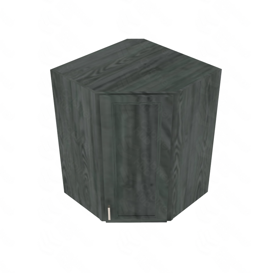 Brooklyn Slate Corner Wall Cabinet - 27" W x 36" H x 15" D 27" W