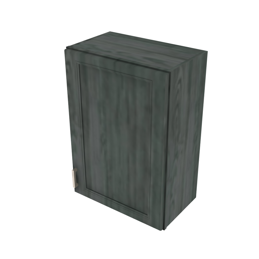 Brooklyn Slate Single Door Wall Cabinet - 21" W x 30" H x 12" D 21" W