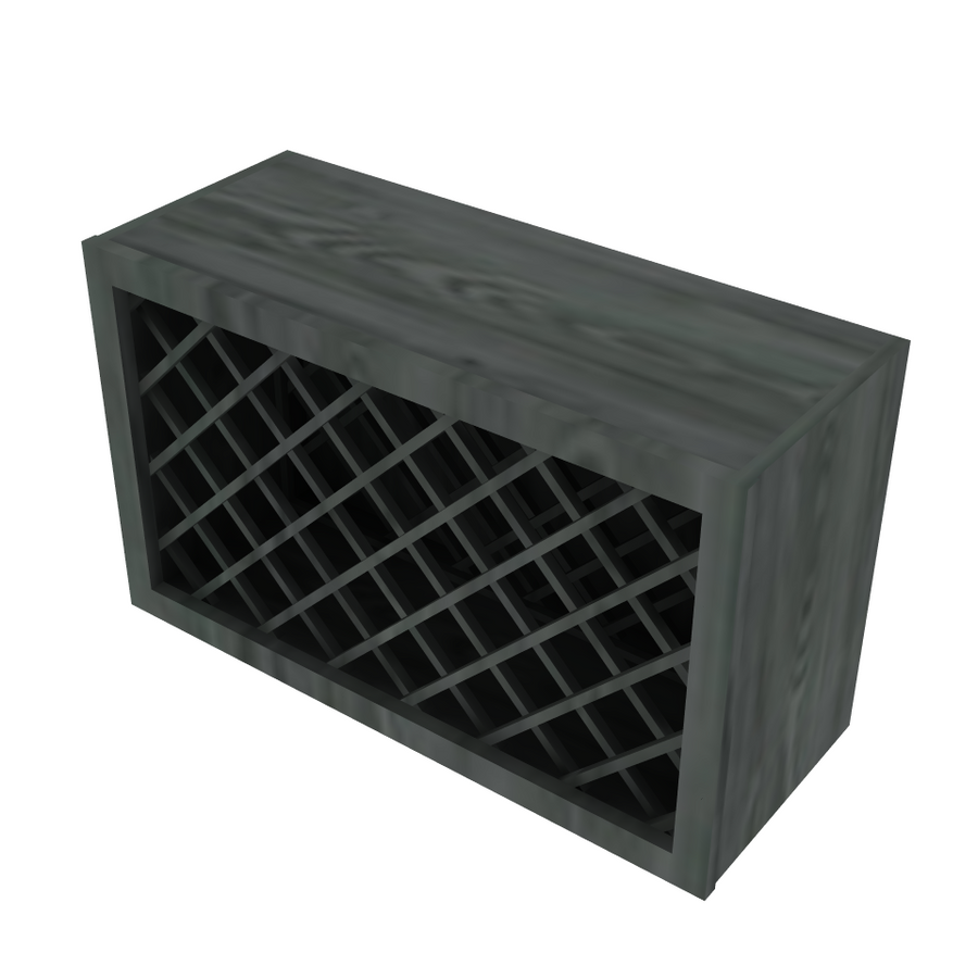 Brooklyn Slate Wine Rack - 30" W x 18" H x 12" D 30" W