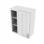 Brooklyn Bright White Blind Wall Cabinet - 24" W x 30" H x 12" D