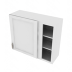 Brooklyn Bright White Blind Wall Cabinet - 36" W x 30" H x 12" D