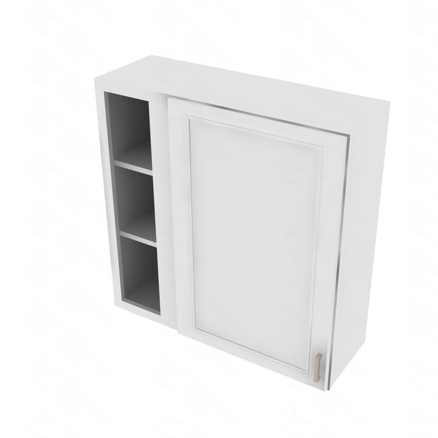 Brooklyn Bright White Blind Wall Cabinet - 36" W x 36" H x 12" D 36" W