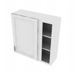 Brooklyn Bright White Blind Wall Cabinet - 36" W x 36" H x 12" D