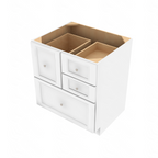 Brooklyn Bright White Cooking Center - 30" W x 34.5" H x 24" D