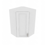 Brooklyn Bright White Corner Wall Cabinet - 24" W x 36" H x 12" D