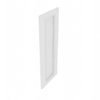 Brooklyn Bright White Decorative Cabinet End Panel - 11.5" W x 28.75" H x 0.75" D
