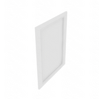 Brooklyn Bright White Decorative Cabinet End Panel - 23.5" W x 28.75" H x 0.75" D