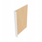 Brooklyn Bright White Dishwasher End Panel - 3" W x 34.5" H x 24" D