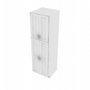Brooklyn Bright White Double Door Pantry - 24" W x 84" H x 24" D 24" W