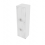 Brooklyn Bright White Double Door Pantry - 24" W x 90" H x 24" D 24" W