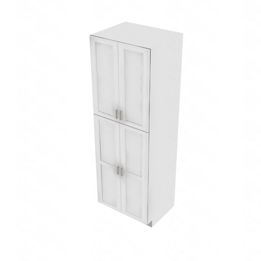 Brooklyn Bright White Double Door Pantry - 30" W x 90" H x 24" D 30" W